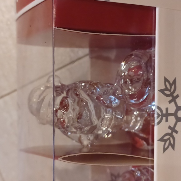 NIB Williams-Sonoma Santa Tiny Taper Set of 4 Glass Candle Holders - Picture 6 of 6